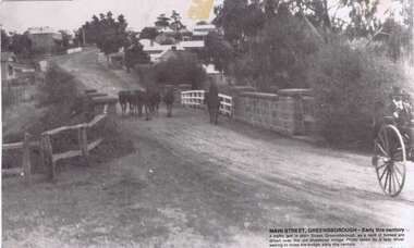 Photograph, Main Street Greensborough, 1910c