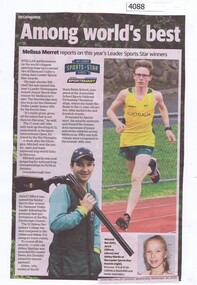 Newspaper Clipping, Diamond Valley Leader, Among world's best, 30/11/2016