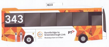 Leaflet, Public Transport Victoria, Hurstbridge to Greensborough link, 06/06/2017