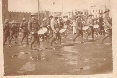 Photograph - Digital Image, Military band, Egypt 1916, 1916_