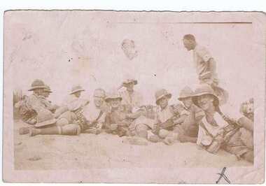 Photograph - Digital Image, Groups of soldiers, Egypt 1916, 1916_