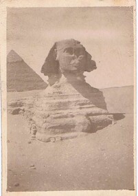 Photograph - Digital Image, The Sphinx, Egypt 1916, 1916_