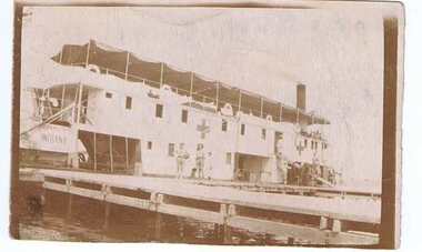 Photograph - Digital Image, Hospital boat Indiana, Egypt 1917, 1917_