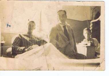 Photograph - Digital Image, Samuel Rich in hospital ward 1917, 1917_
