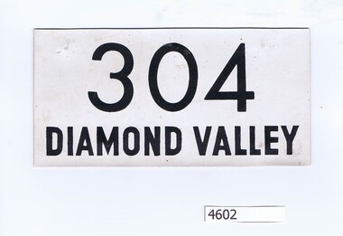 Label, Competitor's number 304, 1967_