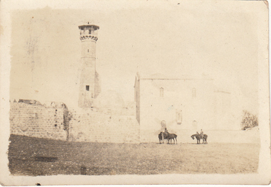 Photograph - Digital image, Charles Marshall et al, Australian troops at St George's Mosque, 1917_