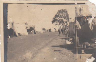 Photograph - Digital image, Charles Marshall et al, Australian troops in camp, 1917_