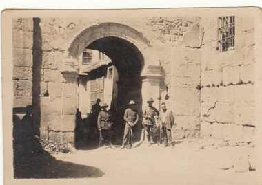 Photograph - Digital image, Charles Marshall et al, Australian troops in Damascus, 1918_