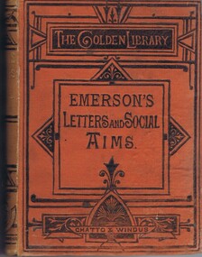 Book, Ralph Waldo Emerson, Letters and social aims, by Ralph Waldo Emerson, 1877_