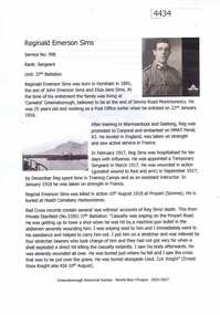 Article, Greensborough Historical Society et al, Reginald Emerson Sims, 1914-1918