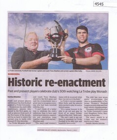 Newspaper Clipping, Historic re-enactment, 01/03/2017