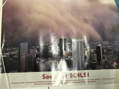 Poster, Victoria. Ministry for Conservation, Save our soils, 08/02/1983