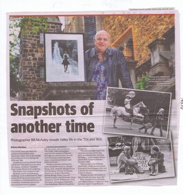 Newspaper Clipping, Diamond Valley Leader, Snapshots of another time, 26/04/2017