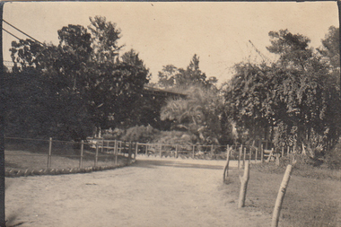 Photograph - Digital image, Charles Marshall et al, Bridge and path, 1918_