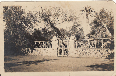 Photograph - Digital image, Charles Marshall et al, Church at Mataria - the Virgin's Tree, 1917_