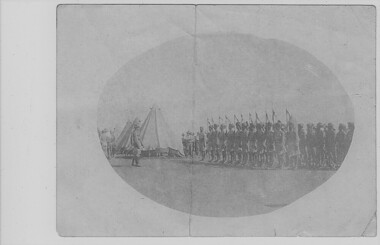 Photograph - Digital image, Charles Marshall et al, Indian Lancers on parade, 1918_