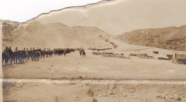 Photograph - Digital image, Charles Marshall et al, Light Horse on the move, 1918_