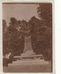 Photograph - Digital image, Charles Marshall et al, Monument at Alexandria, 1918_