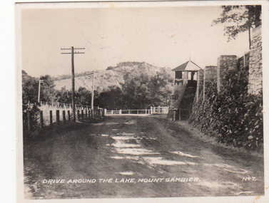 Photograph - Digital image, Charles Marshall et al, Mount Gambier tourist drive, 1920s