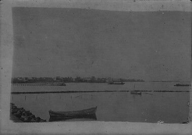 Photograph - Digital image, Charles Marshall et al, Nile River or Port, 1917-1918