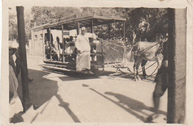 Photograph - Digital image, Charles Marshall et al, Port Said Tramway 1, 1917-1918
