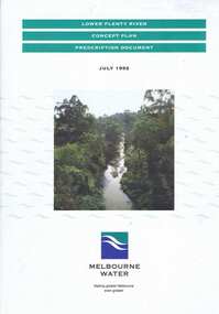 Book, Lower Plenty River concept plan: prescription document, 1992_07
