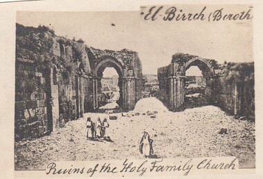Photograph - Digital image, Charles Marshall et al, Ruins of Church, Biroth, 1917_