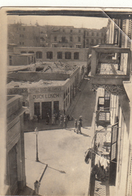 Photograph - Digital image, Charles Marshall et al, Middle East city street, 1917_