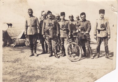 Photograph - Digital image, Charles Marshall et al, Prisoners taken at Ramleh, 1917_