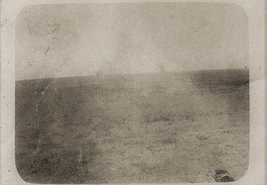 Photograph - Digital image, Charles Marshall et al, Two shells exploding, 1917_