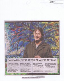 Newspaper Clipping, Diamond Valley Leader, Once again, Were St will be where art is at, 16/08/2017
