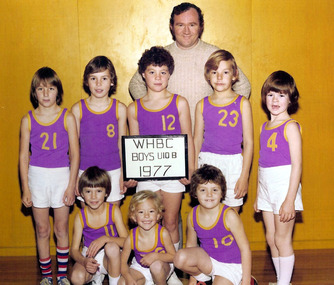 School Photograph - Digital Image, Watsonia Heights Primary School WH4935 Basketball Club 1977, 1977_