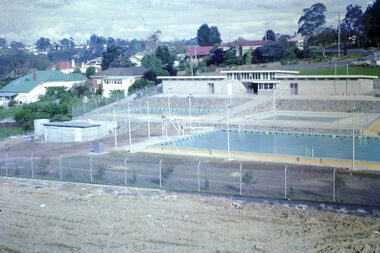 Photograph - Digital Image, Geoffrey Vanner, Greensborough Pool development 1964, 1964_