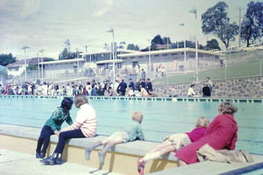 Photograph - Digital Image, Geoffrey Vanner, Greensborough Pool Opening Day 1964, 1964_