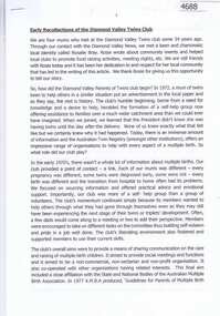 Document - Article, Linda Court et al, Early recollections of the Diamond Valley Twins Club, 1972_