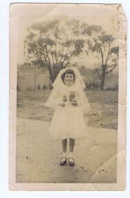 Photograph - Digital Image, Margaret Hassett, First Communion, 1957_