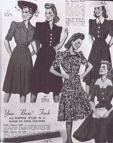 Advertisement - Digital image, Clothing and shoe advertisements, 1942_