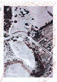 Aerial Photograph, Greensborough aerial with property overlay, 1945_