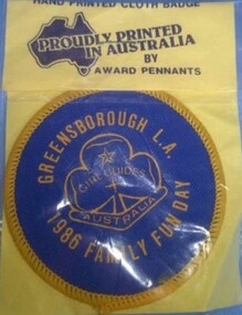 Badge - Digital Image, Girl Guides Badge, 1986, 1986_