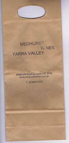 Paper bag, Medhurst Wines, Yarra Valley, 2016_
