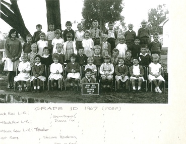 School Photograph - Digital Image, Briar Hill Primary School BH4341 1967 Grade 1D (Prep), 1967_