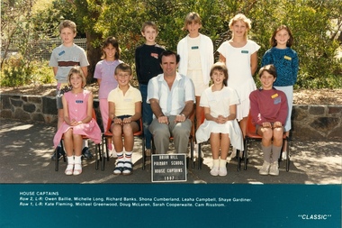 School Photograph - Digital Image, Briar Hill Primary School BH4341 1987 School Captains, 1987_