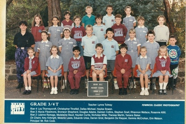School Photograph - Digital Image, Briar Hill Primary School BH4341 1992 Grade 3-4 T, 1992_