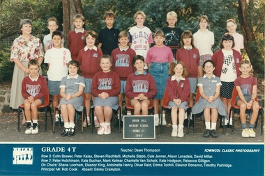 School Photograph - Digital Image, Briar Hill Primary School BH4341 1992 Grade 4 T, 1992_