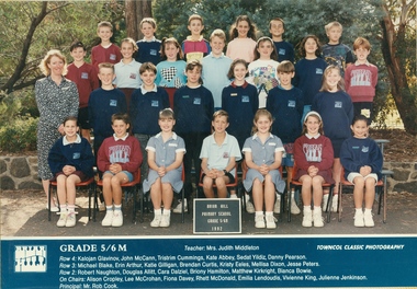 School Photograph - Digital Image, Briar Hill Primary School BH4341 1992 Grade 5-6 M, 1992_