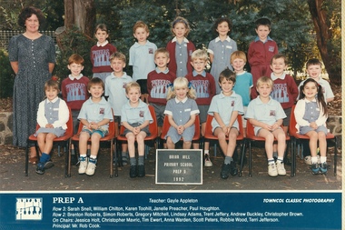 School Photograph - Digital Image, Briar Hill Primary School BH4341 1992 Prep A, 1992_