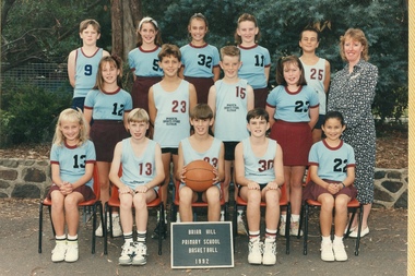 School Photograph - Digital Image, Briar Hill Primary School BH4341 1992 Basketball Team, 1992_