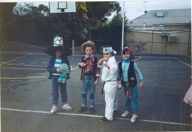 Photograph - Digital Image, Four Boys in fancy dress 1992 Briar Hill Primary School BH4341, 1992c