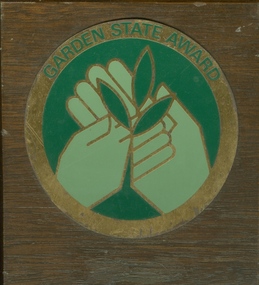 Plaque - Digital Image, Garden State Award plaque, Briar Hill Primary School 1995  BH4341, 1995c