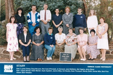 School Photograph - Digital Image, Briar Hill Primary School BH4341 1992 Staff, 1992_